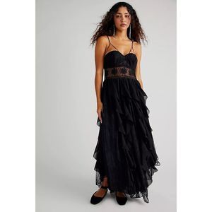 Free People Black Maxi Dress